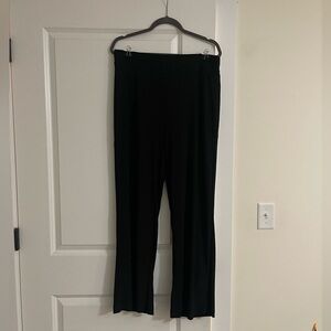 Black dress pants, elastic waist. NWT size 1X